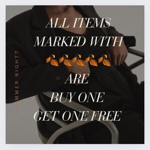 🍂All Items Marked With This Symbol Are BOGO 🍂